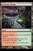 Magic The Gathering: Zendikar (Base Set) card 217 Kazandu Refuge