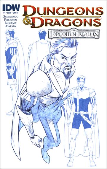 Dungeons & Dragons: Forgotten Realms issue 4-C Lee Ferguson 1:10 Character Study Sketch Cover