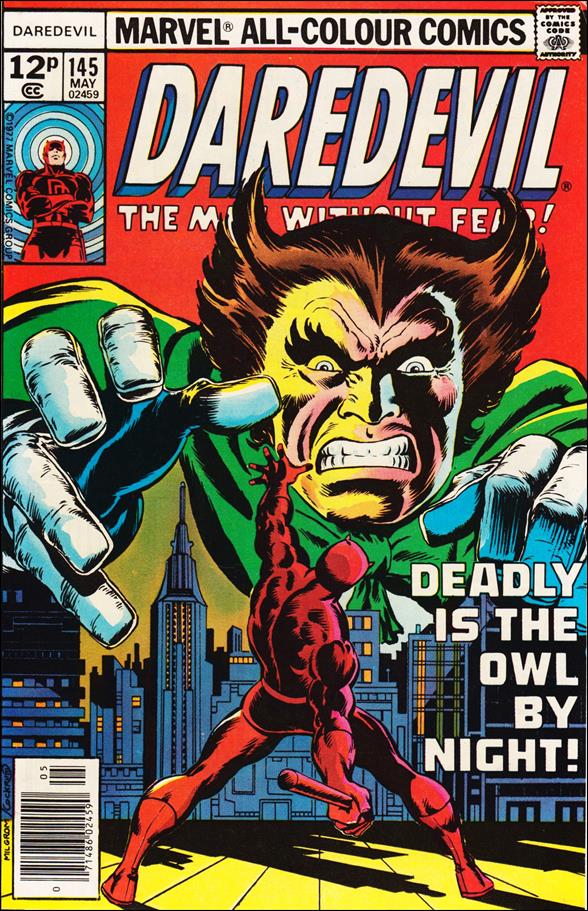 Daredevil (1964) issue 145-B UK Price Cover