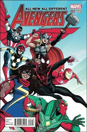 All-New, All-Different Avengers issue 1-C Luciano Vecchio 1:20 Cover