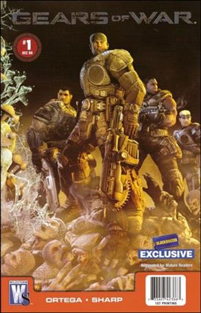 Gears of War issue 1-C Blockbuster Cover