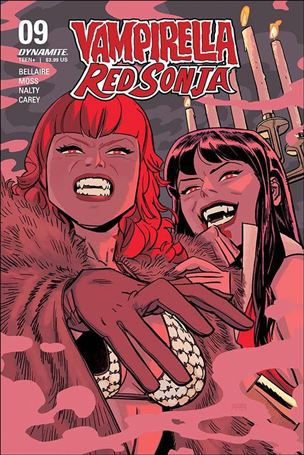 Vampirella / Red Sonja issue 9-C Leonardo Romero Cover