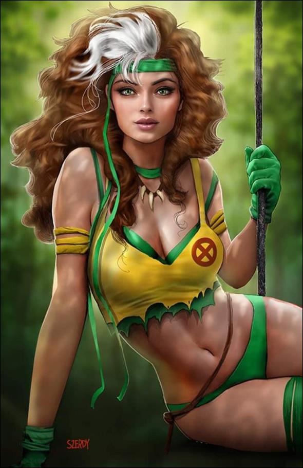 Rogue & Gambit (2023) issue 4-D Nathan Szerdy Virgin Cover