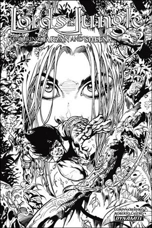 Lords of the Jungle issue 2-C Roberto Castro 1:10 Black & White Cover