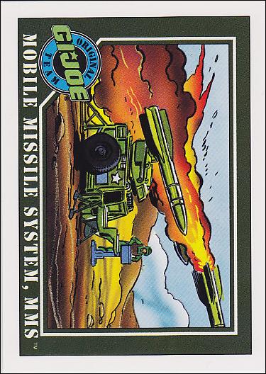 G.I. Joe (Base Set) card 59 Mobile Missile System, MMS