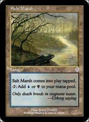 Magic the Gathering: Invasion (Base Set) card 326 Salt Marsh
