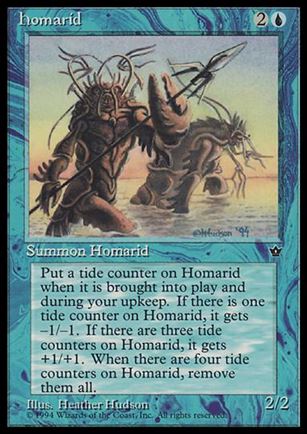 Magic the Gathering: Fallen Empires (Base Set) card 19 Homarid
