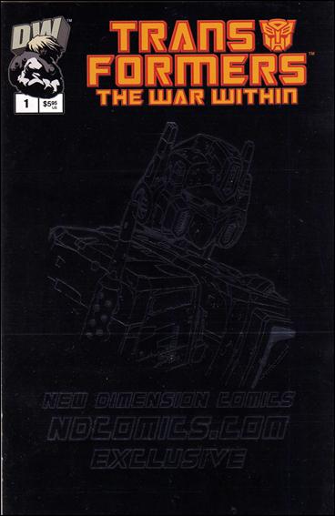 Transformers: The War Within issue 1-D New Dimension Comics Platinum Foil Cover 1/99
