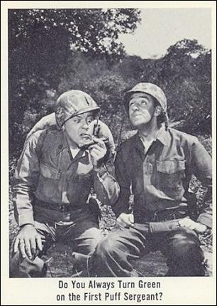 Gomer Pyle (Base Set) card 51 Do You Always Turn Green on the First Puff 
