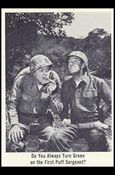 Gomer Pyle (Base Set) card 51 Do You Always Turn Green on the First Puff 