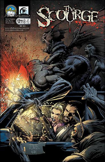 Scourge issue 4-D Whilce Portacio Cover