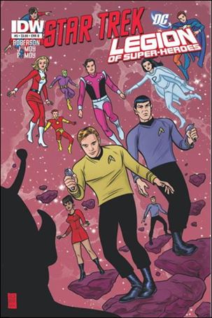 Star Trek/Legion of Super-Heroes issue 5-B Mike Allred Cover 1:5