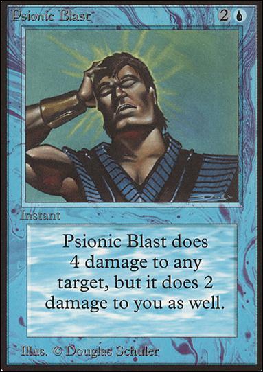 Magic the Gathering: Limited Edition Beta (Base Set) card 75 Psionic Blast
