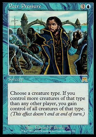 Magic the Gathering: Onslaught (Base Set) card 101 Peer Pressure