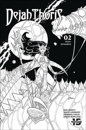 Dejah Thoris (2019) issue 2-K Amanda Conner 1:20 Black and White Cover