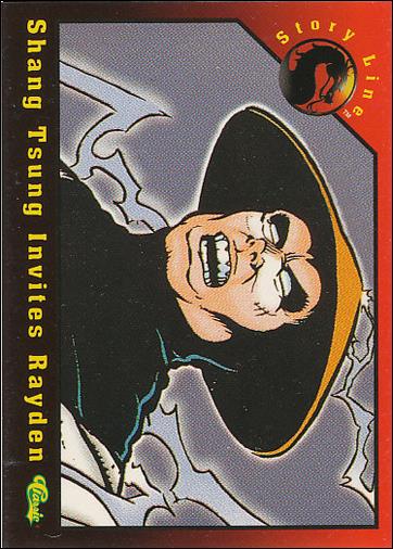 Mortal Kombat (Base Set) card 95 Shang Tsung Invites Rayden