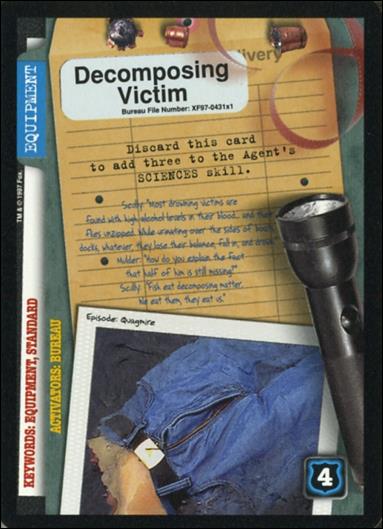 X-Files: 101361 (Base Set) card XF97-0431x1 Decomposing Victim