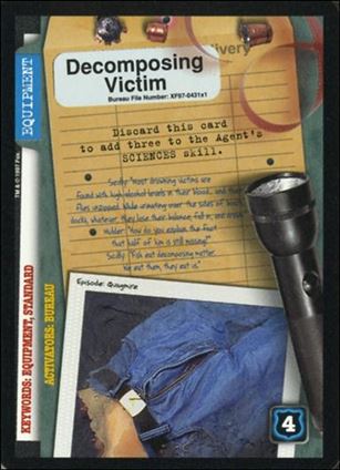 X-Files: 101361 (Base Set) card XF97-0431x1 Decomposing Victim
