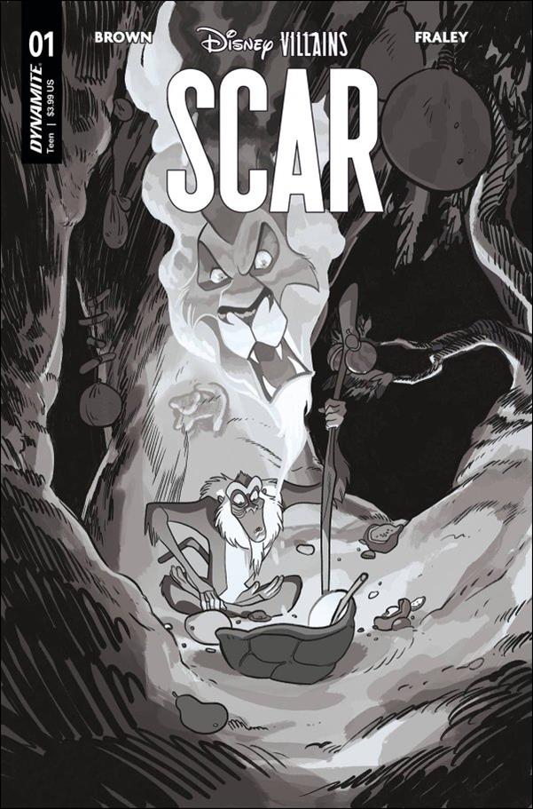 Disney Villains: Scar issue 1-R Erica Henderson B&W 1:10 Cover