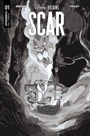 Disney Villains: Scar issue 1-R Erica Henderson B&W 1:10 Cover