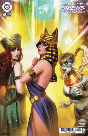 Gotham City Sirens: Unfit for Orbit issue 4-B Noobovich Cardstock Cover