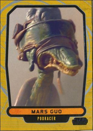 Star Wars Galactic Files (Expansion Subset) card 355 Mars Guo Podracer