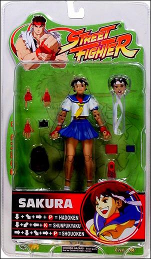 Street Fighter (Round 3) figure 5 Sakura (Blue)