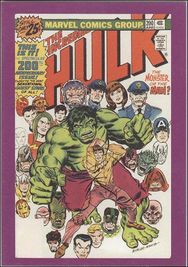 Incredible Hulk (Base Set) card 55 Incredible Hulk Cover #200