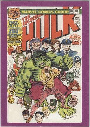 Incredible Hulk (Base Set) card 55 Incredible Hulk Cover #200