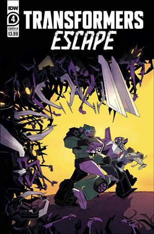 Transformers Escape issue 4-B Aline Herzpalter Baumgartner Cover
