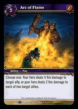 World of Warcraft: Through the Dark Portal (Base Set) card 45 Arc of Flame