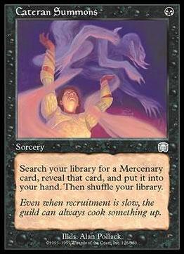 Magic the Gathering: Mercadian Masques (Base Set) card 126 Cateran Summons