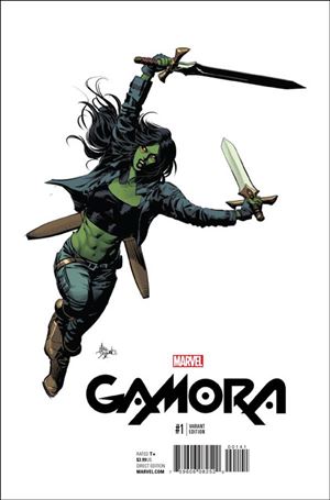 Gamora issue 1-D Mike Deodato Jr. 1:10 Teaser Cover