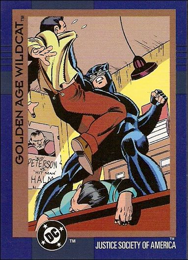 DC Cosmic Teams (Base Set) card 58 Golden Age Wildcat