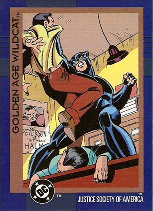DC Cosmic Teams (Base Set) card 58 Golden Age Wildcat