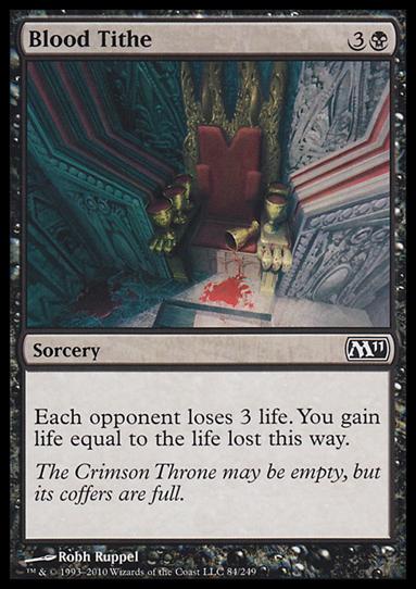 Magic the Gathering: 2011 Core Set (Base Set) card 84 Blood Tithe