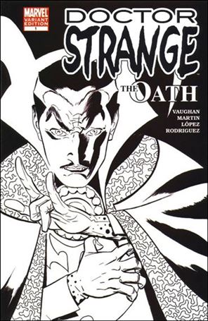 Doctor Strange: The Oath issue 1-B Black & White Cover