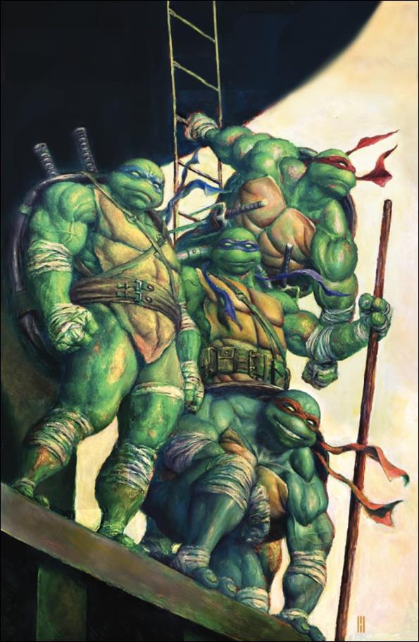 Teenage Mutant Ninja Turtles (2024) issue 1-ZP Mike Choi Retailer Exclusive Foil Virgin Cover