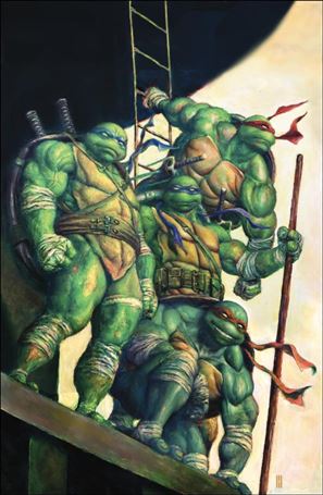 Teenage Mutant Ninja Turtles (2024) issue 1-ZP Mike Choi Retailer Exclusive Foil Virgin Cover
