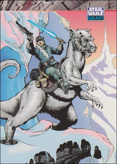 Star Wars Galaxy: Series 2 (Base Set) card 152 Luke Patrols the Icy Wastelands