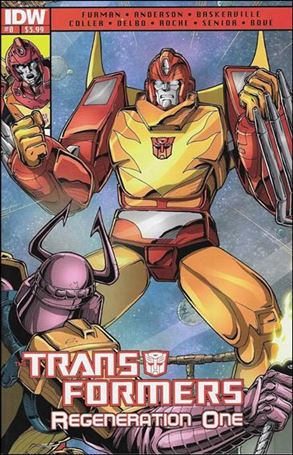 Transformers: Regeneration One issue 0-E Casey Coller Cover (2nd Printing)