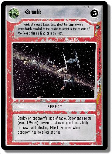 Star Wars: Dagobah Limited (Base Set) card 121 Scramble