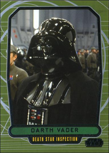 Star Wars Galactic Files (Base Set) card 160 Darth Vader Death Star Inspection