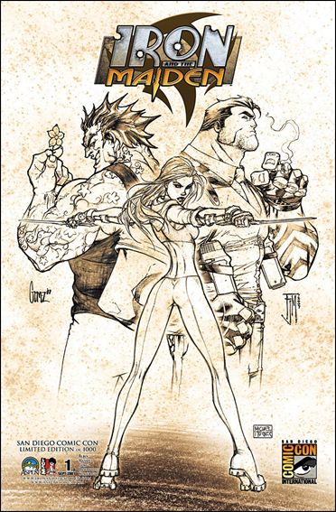 Iron and the Maiden issue 1-D San Diego Comic-Con Jam Cover 1/1000