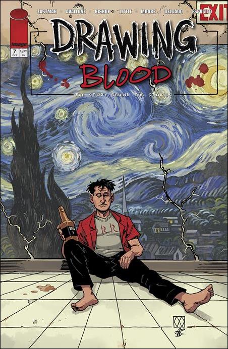 Drawing Blood (2024) issue 7-C Matt Wagner Cover