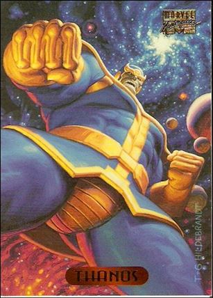 1994 Marvel Masterpieces (Base Set) card 122 Thanos