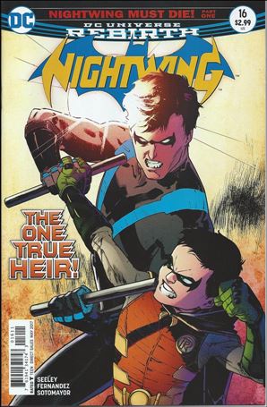 Nightwing (2016) issue 16 Javier Fernandez Cover