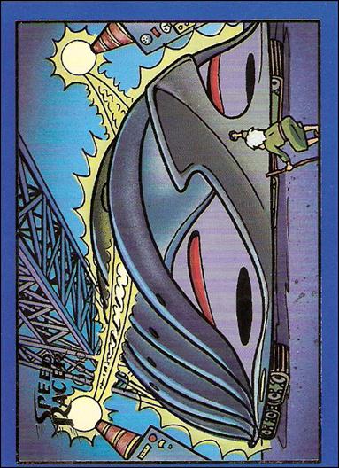 Speed Racer (Gold Foil Subset) card 30 Car With a Brain