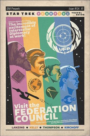 Star Trek: Year Five issue 24-B J.J. Lendl 1:10 Cover