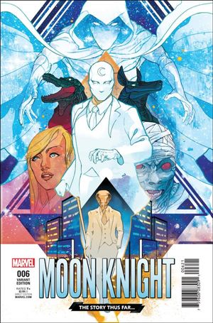 Moon Knight (2016) issue 6-B Christian Ward The Story Thus Far... Cover